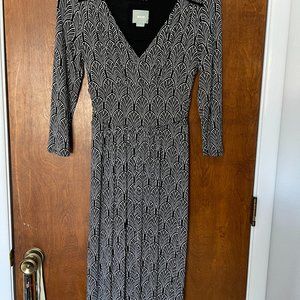 Maeve Black and White Patterned Cress